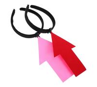 BESTonZON 2 Piezas Diadema Creativa Forma de Flecha hacia Abajo para Fiestas y Fotografía, Accesorio Único de Tela y Abs Adecuado para Carnaval y Eventos Sociales