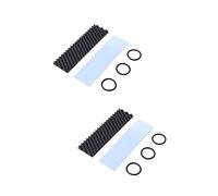 BESTonZON 2 Piezas disipador de Calor enfriamiento de Metal de Unidad de Estado radiador de gráficos de CPU Metro galgas Aleta enfriadora de Cobre Aleta enfriadora de Metal líquido SSD