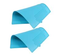 BESTonZON 2 Piezas estera plataforma de mantenimiento de bandeja de tornillo Resistencia a altas temperaturas almohadilla de silicona s120