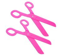 BESTonZON 2 Piezas Giant Clown Scissors Prop Lightweight Large Plastic Stage Scissors For Theater Circus Halloween Performances And Costume Accessories