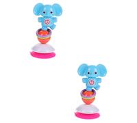 BESTonZON 2 Piezas hacer sonar la campana bebé niño sonajero juguetes sonajeros bebe sillon bebe sonajero de juguete para niños niño niños juguete escritorio mesa recién nacido el plastico