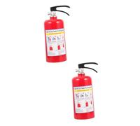 BESTonZON 2 Piezas Hucha extintor Hucha Espacial huchas para Espacio Juego Mini huchas Infantiles Hucha Hucha de extintor Banco de Monedas Banco de Dinero Abdominales Rojo