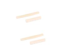 BESTonZON 2 Piezas Hueso De Buey De Guitarra Tuercas De Cuello De Guitarra Cabellera Dura Pequeño Micrófono Para Bares Tuerca De Guitarra Eléctrica Huesos Bajo Componente Hueso De Res