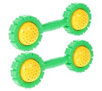 BESTonZON 2 Piezas Mancuernas de Plástico para Juego de Pesas para Ejercicio Infantil Juguetes para Actividades Físicas