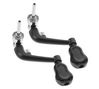 BESTonZON 2 Piezas Manija de Carrete de Pesca Metálica Resistente Mango Ergonómico para Aparejos Pesca Mar Freshwater Saltwater