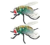 BESTonZON 2 Piezas Modelo de Insectos Realista Juguete Educativo Juguete para niños de Broma de Mosca de Broma de Halloween de Insectos Volador plástico