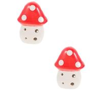BESTonZON 2 Piezas Ocarina Regalos Musicales Flauta de cerámica Juego de niños Juguetes para niños Juguetes Infantiles Juego de Madera Juguetes de los niños Instrumento Musical portátil Rojo