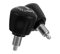 BESTonZON 2 Piezas Pasador de Seguridad M16x20mm Perilla y Resorte | Acero Inoxidable y Plástico, Ajuste Rápido del Asiento, para Máquinas de Cable y Power Racks
