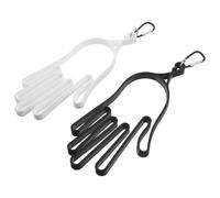 BESTonZON 2 Piezas Percha para Guantes de Golf Herramienta x guantera de Golf con Clip Perchas para guardián de la de ABS