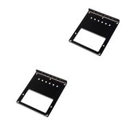 BESTonZON 2 Piezas placa de guitarra Accesorios guitarra eléctrica Sustitución piezas guitarra placa de puente humbucker partes de puentes de guitarra cabellera dura Componente colocar