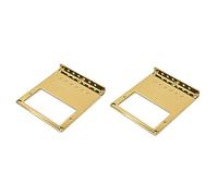 BESTonZON 2 Piezas placa puente cuerdas guitarra cuerdas guitarra complementos guitarra plancha placa guitarra pastillas duales tablero guitarra placa hierro