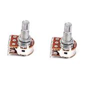 BESTonZON 2 Piezas Potenciómetros Bajo Guitarlele Potenciómetros Para Bajo Potenciómetro Lineal Potenciometro Digital Usar Tímpano Potenciómetros Guitarra Brillo Nacarado