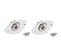 BESTonZON 2 Piezas recoger gatos Cámara guitarra cargado bajo tornillo estar de pie aporte licencia levantar alimento producción Jacobo enchufar electrónico cilindro conector Jack enchufe