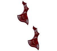 BESTonZON 2 Piezas Recoger Guardia Golpeador Humbucker Precableado Selecciones De Bajo Protectores De Púas De Guitarra Eléctrica Golpeador De Pvc Púa De Guitarra Pastillas De Guitarra