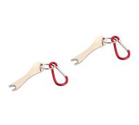 BESTonZON 2 Piezas removedor de pasadores bajo accesorios guitarra portátil bona odk lapto banjo extractor de clavijas extractor de pasadores de puente Grapa tirar de la aguja