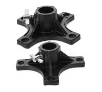 BESTonZON 2 Piezas Reposapiés para taburete de batería pad de pedal de tambor almohadilla de soporte de tambor Accesorios de percusión platillo kit de batería aluminio