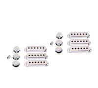 BESTonZON 2 Piezas repuestos y accesorios para guitarra cubiertas de pastillas de bobina simple tapa del interruptor accesorios guitarra guitar accessories funda para pastilla de guitarra