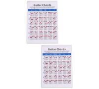 BESTonZON 2 Piezas Se Desvanecen Cartel Guía Guitarra Tarjetas De Referencia Acordes De Guitarra De Referencia Acorde De Guitarra Espectro Escalas De Guitarra Acorde De Guitarra Digitación