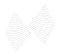 BESTonZON 2 Piezas Separador Jaula para Mascotas de Malla Metálica Reforzada para Hámster Dorado Conejo y Perros Pequeños Panel Divisor de Habitáculo para Animales Pequeños Interiores