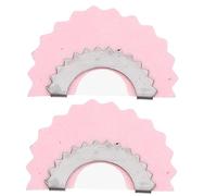BESTonZON 2 Piezas Silbato De Pájaro Para Divertirse Silbato De Lengua De Llamada De Pájaro Entrenamiento De Loros Juguetes De Entrenamiento De Aves Metal Accesorios Rosa Cinco Colores