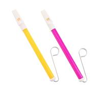 BESTonZON 2 piezas Silbatos Deslizantes de Plástico para Accesorios Portátiles Resistentes al Desgaste Juguetes Musicales para Desarrollo de Habilidades de y Entretenimiento Infantil
