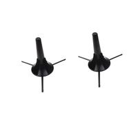 BESTonZON 2 Piezas soporte de trompeta accesorio de instrumento soporte portátil para trompeta accesorios poseedor musical trípode de trompeta montura de trompeta pliegue Cuadro de soporte