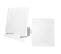 BESTonZON 2 Piezas Tablero de Exhibición de Uñas Acrílicas Diseño Elegante Portátil de Acrílico Transparente y Almacenamiento Claro para Salón y Uso Personal