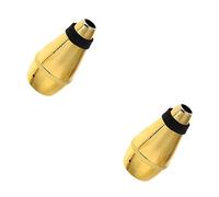 BESTonZON 2 Piezas Trompeta Muda Entrenamiento De Trompeta Silenciador Accesorios Trompeta De Jazz Silenciar Altavoces Taza De Cuerno Sombrero De Trompeta Sordo Émbolo Pequeña Copa De Cuerno