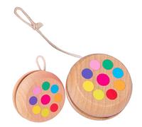 BESTonZON 2 Piezas Yo-yo de Madera para Resistente y Seguro Mejora la Coordinación Mano-Ojo Diseño Adorable de Animales Portátil para Lugar