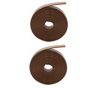 BESTonZON 2 Rollos 3 Accesorios para Hacer Bolsos Correa De Cuero para Bolso Encaje De Cuero Bricolaje Bolso Shopper De Cuero Tejido Correas De Cuero para Manualidades Cinturón Cartera