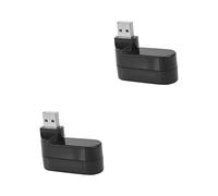 BESTonZON 2 Uds 3 Hub USB 20 Divisor Giratorio Hub USB 20 Rotación De 90 ° Hub USB Hub USB 20 Alimentado Hub Macho A Hembra Puerto De Carga De Fecha USB Mini Dispensador De Concentrador