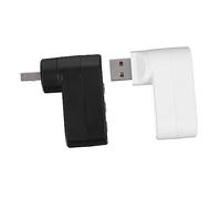 BESTonZON 2 Uds 3 Hub USB Hub De Datos Ultra Delgado USB A Extensor Alto Cable De 3 Puertos Lector De Tarjetas 2 0 De Carga Adaptador Tipo C Abs Ordenador