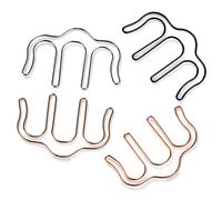 BESTonZON 2 Uds Abrazadera De Papel Creativa Clips De Papel De Metal Marcapáginas De Metal Clips Creativos Marcapáginas