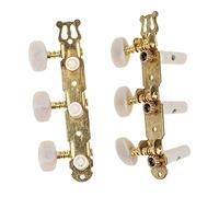 BESTonZON 2 Uds Afinadores Triples De Guitarra Clavija De Repuesto De Guitarra Piezas De Máquina De Guitarra Clavija De Afinación Duradera Clavijas De Afinación Orientadas Para Guitarra
