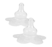 BESTonZON 2 Uds Cubierta Protectora Suministros De Lactancia Carcasa Plana O Escudo Invertido Escudos De Lactancia Suministro De Lactancia Tapón De Lactancia Transparente
