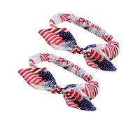 BESTonZON 2 Uds Diadema Con Americana Tocado De Festival Diadema Infantil Diadema Con Lazo Accesorios Para Fotos De Bebé Diadema Para El Día De La Independencia Diadema Para