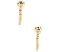 BESTonZON 2 Uds Instrumentos Trompeta Gritón Altavoz Práctica Trompeta Silenciosa Altavoces Boca De Trompeta Piezas De Saxofón Alto Go-Parts Altavoces Barítono Accesorios Principales 7C
