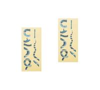 BESTonZON 2 Uds Pegatinas Para Diapasón De Guitarra Pegatina Para Diapasón Autoadhesivo a Autoadhesiva a Para Guitarra Acústica a Creativa Para