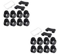 BESTonZON 20 Piezas Accesorios De Tambor Etéreo Flor De Cerezo Etiqueta Del Coche Soporte De Tambor De Lengua Protector De Dedo De Herramienta De Dedo De Selección De