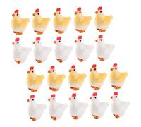 BESTonZON 20 Piezas Adornos de Gallina para Micro Paisajismo Estatuas Pequeñas de Gallinas Decorativas para y Terrarios