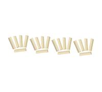 BESTonZON 20 Piezas Almohada De Mandolina Del Instrumento Tuerca Ranurada De Mandolina Nueces De Partes De Accesorios De Bajo Guitarra Paquete El Plastico