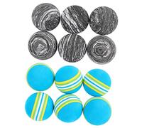 BESTonZON 20 Piezas Bolas de Entrenamiento Reutilizables de de Eva de Espuma Resistentes al Desgaste para Práctica Interior y Exterior Diámetro Colores Mezclados