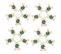 BESTonZON 20 Piezas Cute Cartoon Mahjong Accessories For Diy Phone Case Hair Clip Car Interior And Home Decoration