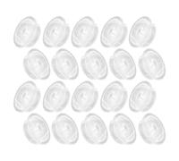 BESTonZON 20 Piezas Unidades Tapones de Final de Barra de Persianas Transparentes con Diseño de Cabeza Redonda para Cuerda Adecuados para Hogar Oficina y Hotel Accesorios de Persianas