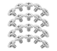BESTonZON 20 Tornillos de Hierro para Recambios de Cortadora de Pelo Función de Evitar Aflojamiento y Mayor Durabilidad, Color Plata, Ideales para Uso en Salón o Viaje