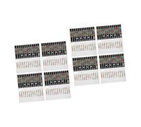BESTonZON 20 Uds Escalas De Guitarra Pegatina Notas De Guitarra Pegatinas Diapasón Etiquetas Pegatina Te Preocupes Etiqueta De Guía Calcomanías De Notas Guía De De Guitarra Pegatinas