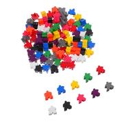 BESTonZON 200 Fichas De Juego Fichas De Peón Juego De Mesa Meeples Peones Multicolores Figuras De Madera Juguetes para Contar para