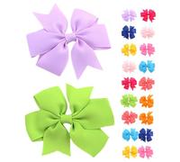 BESTonZON 20piezas Cabello De Niñas Pinzas Para Moños Accesorios Duraderos Para Bebés