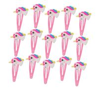 BESTonZON 20piezas Horquillas De Unicornio Para Niñas Clips De Pelo Divertidos y Coloridos Accesorios De Moda Para Ocasiones Especiales