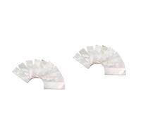 BESTonZON 20piezas Material De Incrustaciones De Nácar Para Diapasón De Guitarra Decoración De Fácil Instalación y Corte Accesorios Para Instrumentos Musicales